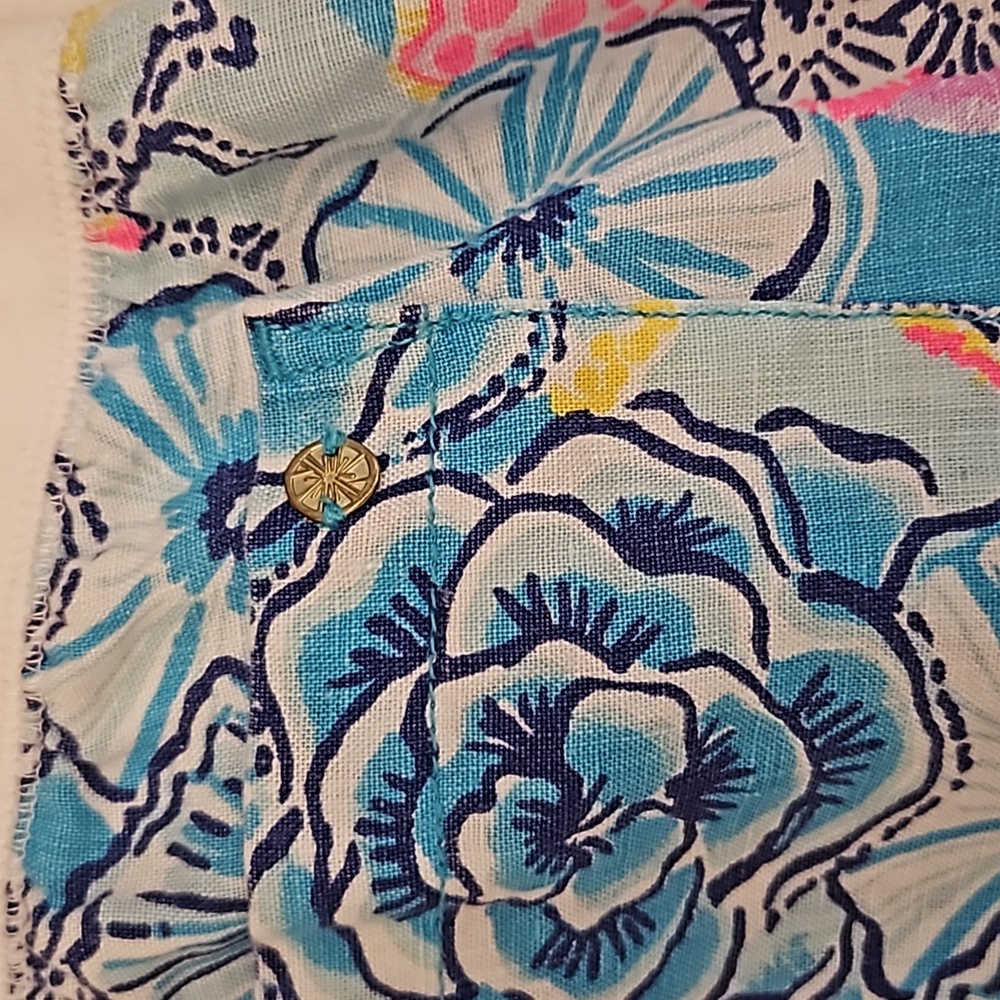 EUC Lily Pulitzer "The Beach pant" 2 pair - Picture 3 of 14